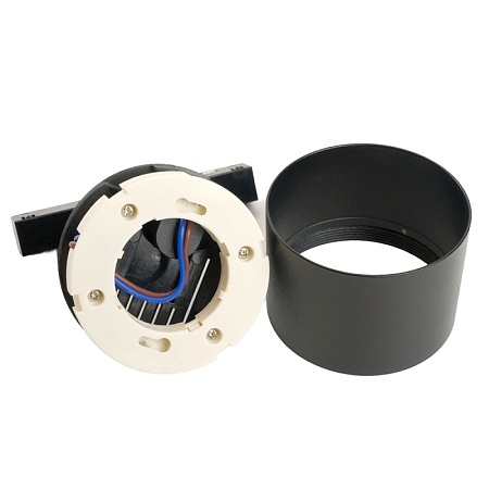 Светильник Feron AL119 трековый магнитный под лампу GX53 230В, черный - фото