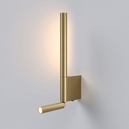 Настенный светодиодный светильник Sarca LED 40111/LED латунь Elektrostandard - фото