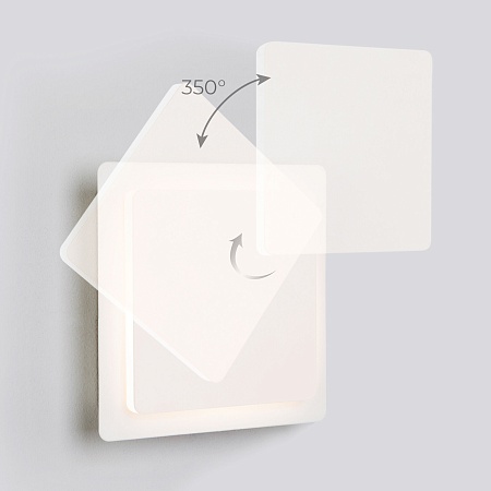 Настенный светодиодный светильник Screw LED 40136/1 белый Elektrostandard - фото