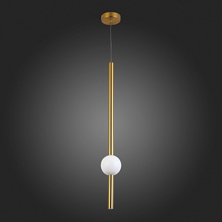 Светильник подвесной ST-Luce Золотистый/Золотистый, Белый LED 1*18W 4000K SL1222.233.01 - фото