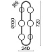 Настенный светильник (бра) Freya Inversion FR5233WL-04BS1 - фото