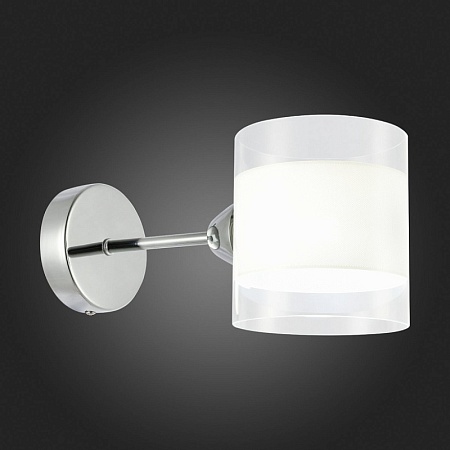 Светильник настенный Хром/Прозрачный, Белый E14 1*40W SLE102801-01 - фото