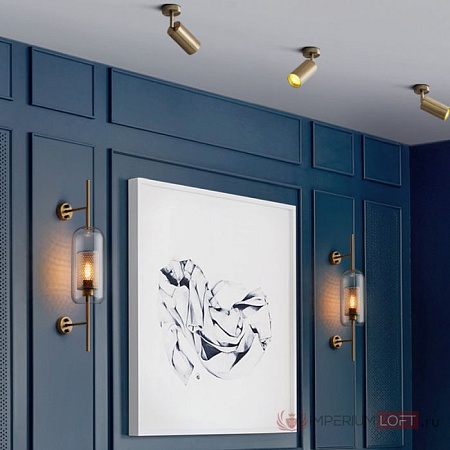 Настенный Светильник Catch Wall Ball L58 Brass Imperiumloft 189443-26 - фото