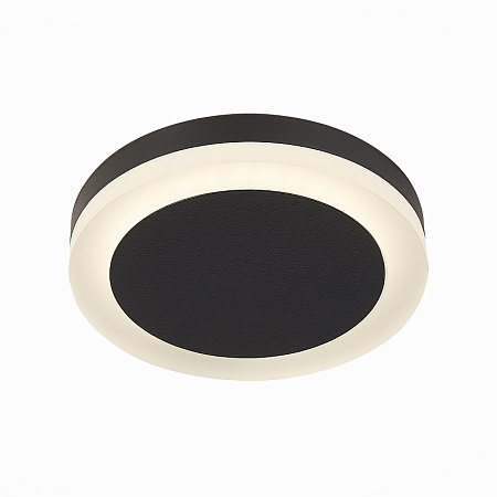 Светильник встраиваемый Черный LED 1*6W 4000K 468Lm Ra>80 120° IP20 D110xH20 170-240V ST104.442.06 - фото