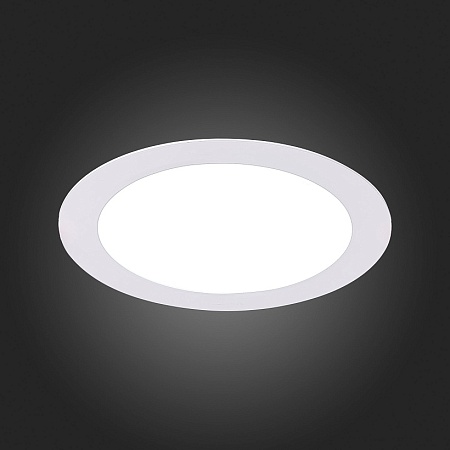 Св-к встр. Белый LED 1*12W 4000K 816Lm Ra80 110° IP20 D170xH8 90-265V ST209.548.12 - фото