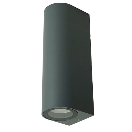 Светильник садово-парковый Feron DH024, на стену, 2*GU10 MR11 230V, черный - фото