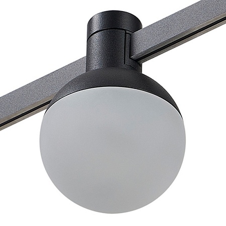 Магнитный трековый светильник FARM Черный LED 1*5W 3000K 78Lm Ra90 120 IP20 D75xH109 24 ST815.406.05 - фото