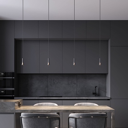 Светильник подвесной светодиодный Pino 5W 4000K черный 50311 LED Elektrostandard - фото