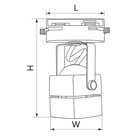 Светильник Feron AL190 трековый однофазный на шинопровод под лампу GU10, черный - фото