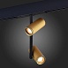 Магнитный трековый светильник Золотистый LED 1*16W 3000K 1 100Lm Ra>90 36° IP20 D45xH24 ST808.236.16 - фото
