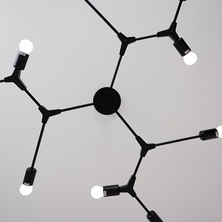 Люстра На Штанге Late D103 Black Imperiumloft 193583-26 - фото