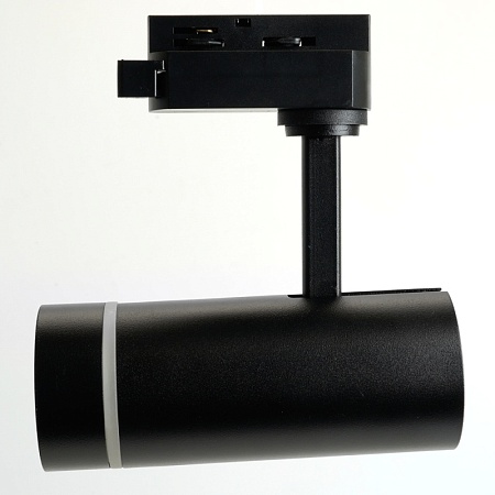 Светодиодный светильник Feron AL106 трековый однофазный на шинопровод 12W 4000K 80 градусов черный - фото