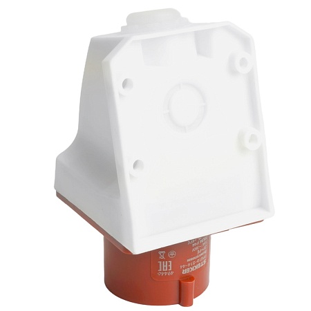 Вилка угловая ST-514 16А 380В 3P+PE IP44, PPG16-514-44, Stekker - фото