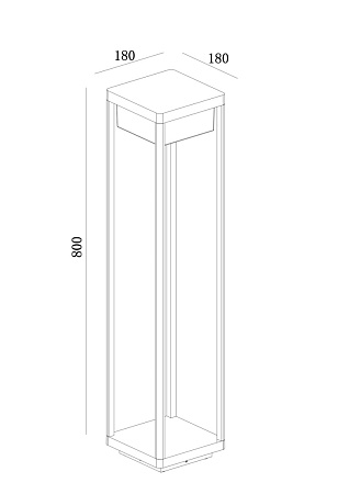 Ландшафтный светильник Outdoor Baker Street O021FL-L10B3K - фото