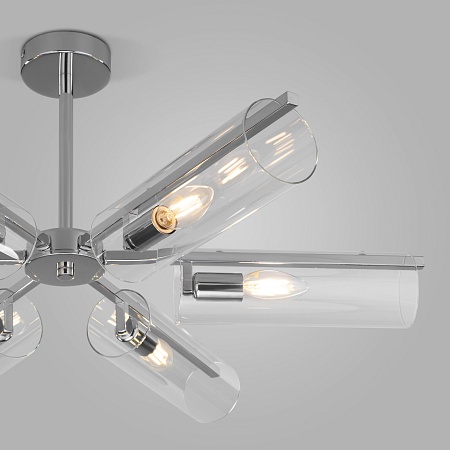 Потолочный светильник Eurosvet 70144/6 хром - фото