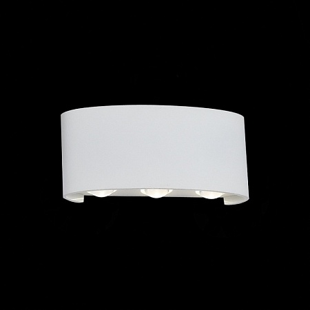 Светильник уличный настенный ST-Luce Белый кварцевый/Белый кварцевый, Прозрачный LED 6* SL089.501.06 - фото