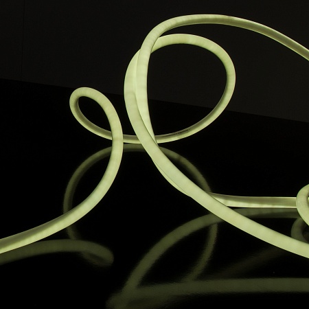 Светодиодный гибкий неон 220 В 9.6 Вт/м 144 Led/м 2835 IP67, круглый холодный белый 6500К, 50 м Гибкий неон 220V 9,6W 144Led 2835 IP67 круглый холодный белый, 50 м Elektrostandard - фото