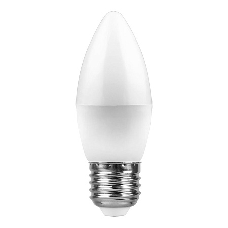 Лампа светодиодная Feron LB-97 Свеча E27 7W 175-265V 4000K - фото