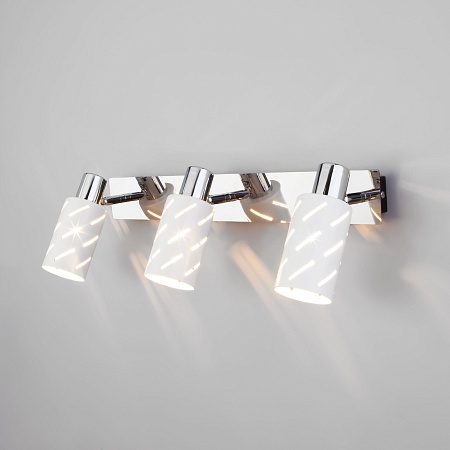 Настенный светильник Eurosvet 20090/3 белый/хром - фото