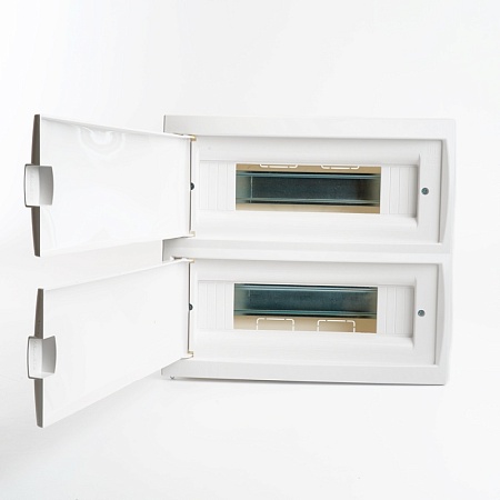 Бокс встраиваемый STEKKER EBX50-2/24-20 24 модуля, белый, пластик, серия Standart - фото