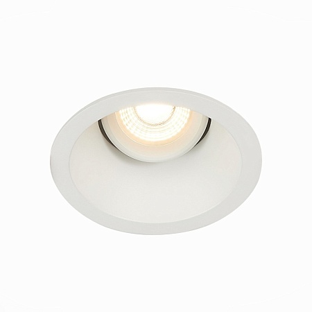 Св-к встр. Белый GU10 1*50W D103xH52 220V Без ламп ST207.508.01 - фото