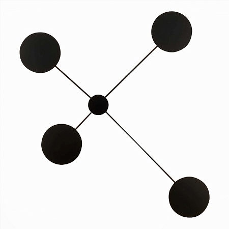 Светильник настенно-потолочный ST-Luce Черный/Черный LED 4*5W 3000K SL6006.401.04 - фото