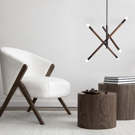 Светильник подвесной ST-Luce Черный, Коричневый E14 8*40W SL6226.403.08 - фото