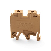 Зажим наборный изолированный (винтовой) ЗНИ - 6,0 (JXB 6), бежевый STEKKER