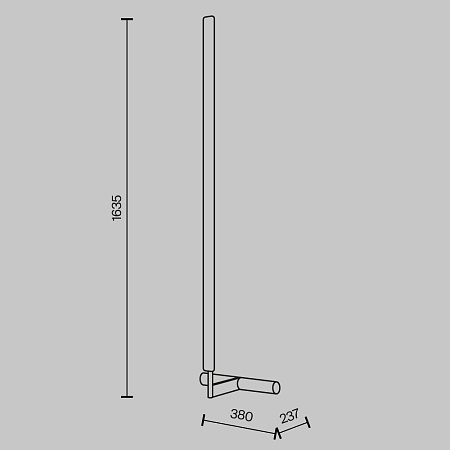 Напольный светильник (торшер) Maytoni MOD214FL-L20B3K1 - фото