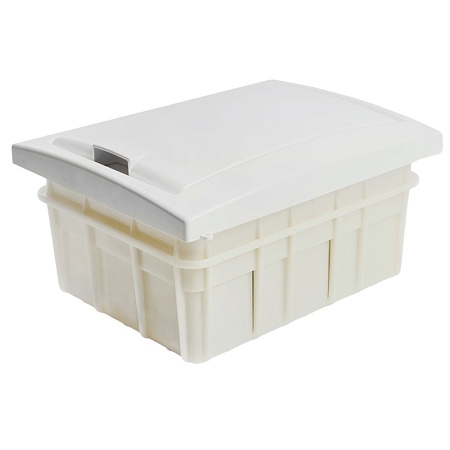 Бокс встраиваемый STEKKER EBX50-2/06-20 6 модулей, белый, пластик, серия Standart - фото