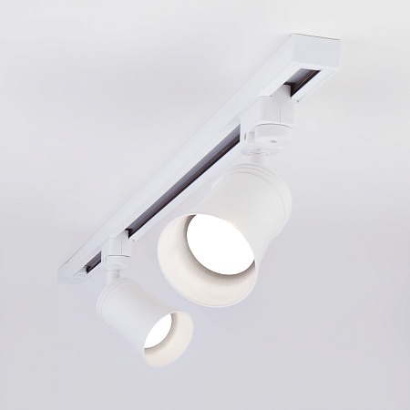 Трековый светильник для однофазного шинопровода Vetro GU10 Белый (1 шт.) MRL 1001 Elektrostandard - фото