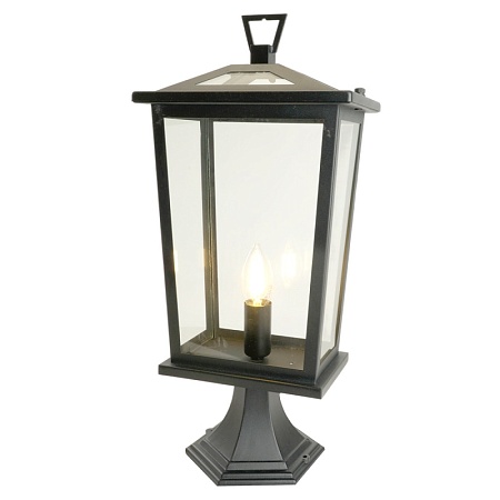 Светильник садово-парковый Feron PL754  на постамент 60W 230V E14, черный - фото