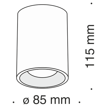 Потолочный светильник Technical Slim C012CL-01W - фото