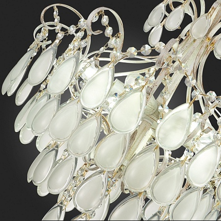 Светильник потолочный Золотистый/Белый матовый E14 6*60W SLE160302-06 - фото