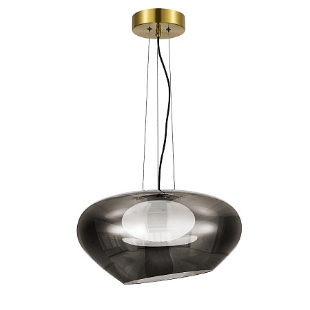 Светильник подвесной ST-Luce Латунь/Дымчатый, Белый LED 1*20W 3000K SL6019.313.01 - фото