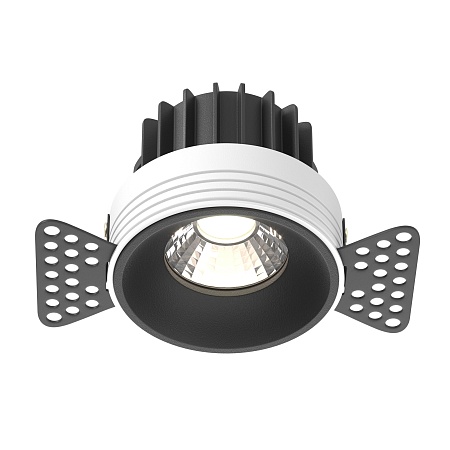 Встраиваемый светильник Technical Round DL058-12W4K-TRS-B - фото