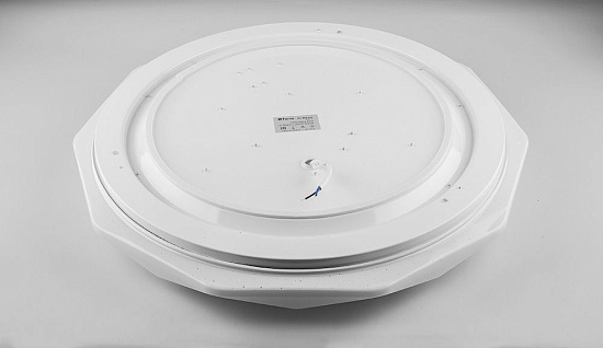 Светодиодный управляемый светильник накладной Feron AL5200 DIAMOND тарелка 70W 3000К-6000K белый - фото