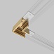 Brass Line Коннектор угловой для накладного шинопровода латунь 85224/00 Elektrostandard - фото