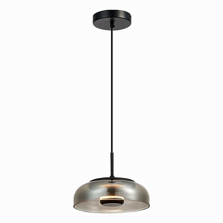 Подвес ST-Luce Черный/Дымчатый LED 1*7W 4000K SL6002.403.01 - фото