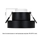 Точечный встраиваемый светильник ARTE LAMP A1240PL-1BK - фото