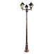 Парковый светильник ARTE LAMP A1017PA-3BN - фото
