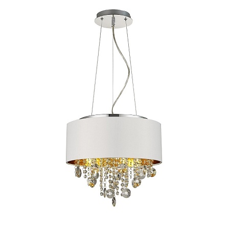 Светильник подвесной ST-Luce Хром/Белый, Золотистый, Прозрачный E14 4*40W SL1350.503.04 - фото