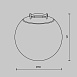 Подвесной светильник Technical Luna TR125B-10W3K-B - фото