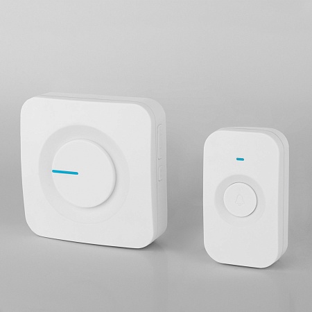 Звонок беспроводной WL 52M IP44 белый DBQ23M WL белый Elektrostandard - фото