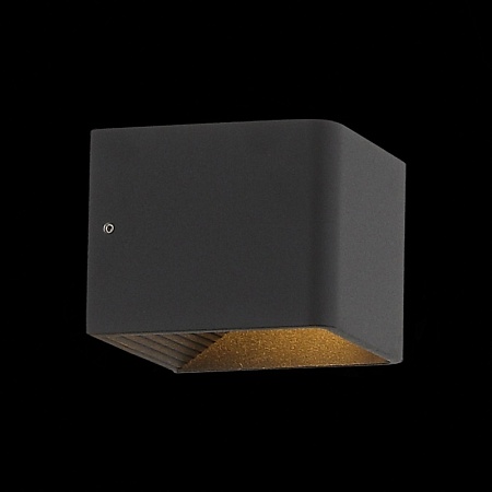 Светильник настенный ST-Luce Черный/Черный LED 1*6W 3000K SL455.041.01 - фото
