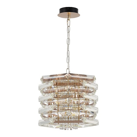 Светильник подвесной ST-Luce медь/прозрачный E14 4*40W SL6137.203.04 - фото