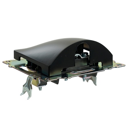 Кабельный вывод (механизм), STEKKER, серия Катрин, черный, GLS00-7116-05 - фото