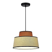 Светильник подвесной ST-Luce Черный/Кирпичный,Бежевый, Черный E27 1*40W SL1354.423.01