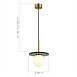 Светильник подвесной ST-Luce Латунь/Латунь, Зеленый G9 LED 1*5W 4000K SL1191.363.01 - фото