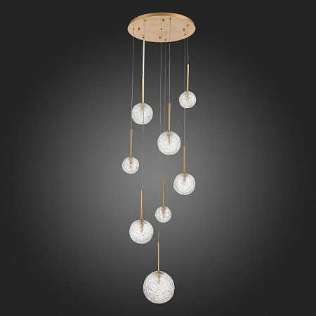 Светильник подвесной ST-Luce Золотистый/Прозрачный G9 LED 8*5W SL1152.203.08 - фото